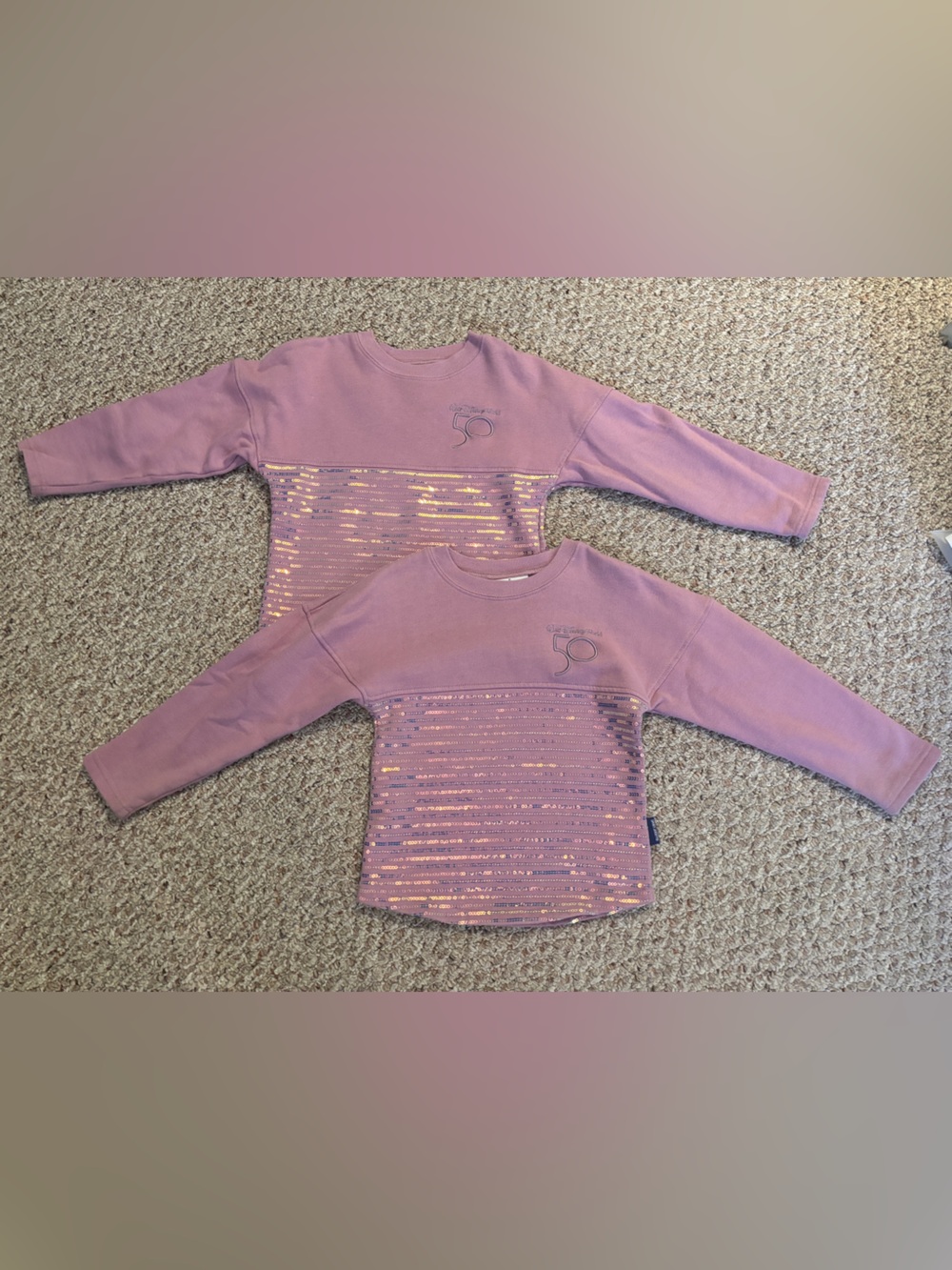 Walt Disney World 50th Anniversary sweatshirts girls